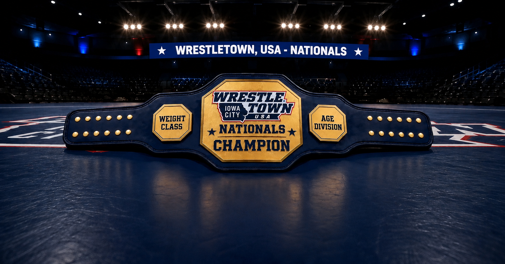 WrestleTown USA championship belt